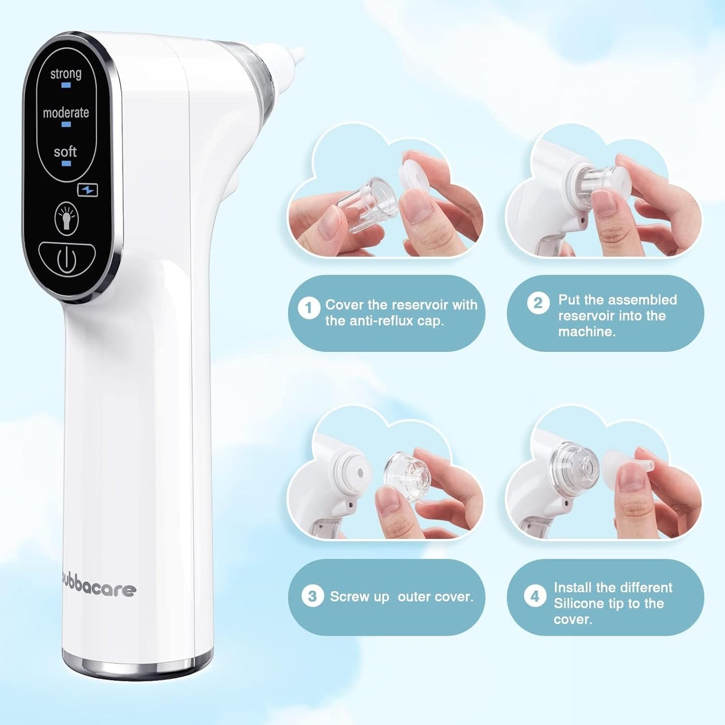 NommL™ Baby Cleaner – Electric Nasal Cleaner