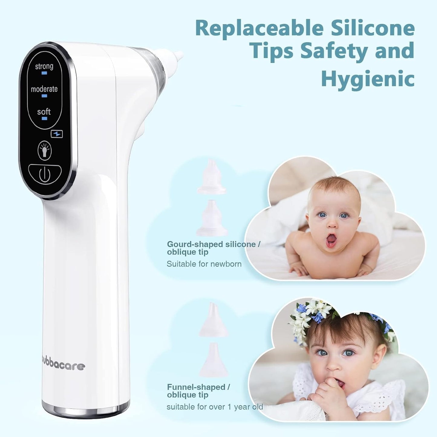 NommL™ Baby Cleaner – Electric Nasal Cleaner