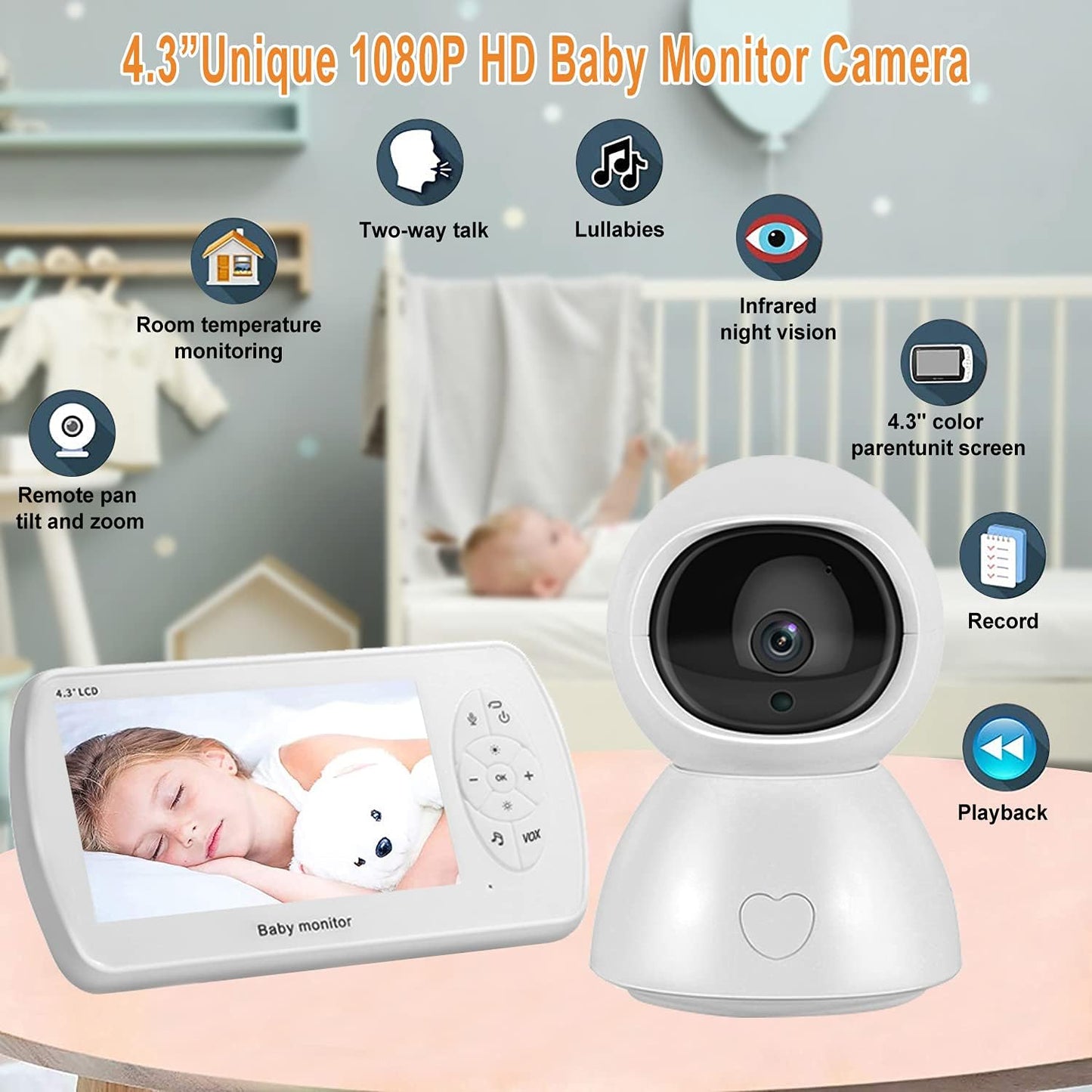 NommL™ Smart Baby – HD Camera Monitor